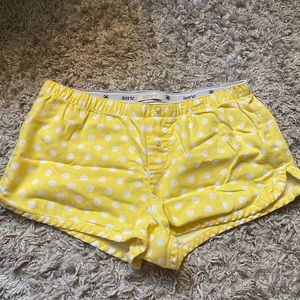 Yellow poka dot sleepshorts